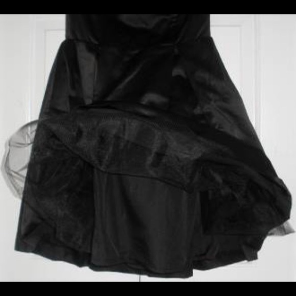 Womens Black Kate Young Strapless Party Dress 6 - Picture 6 of 8